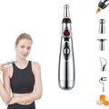 Biomicroelectric Pulse Lymphatic Massage Pen - Lymphatic Massage Tool - Shiatsu Massage - Lymphatic Drainagē Massage Tampa - Relieves Muscle Pains and Fatigue - Prevent Premature Aging (1Set)
