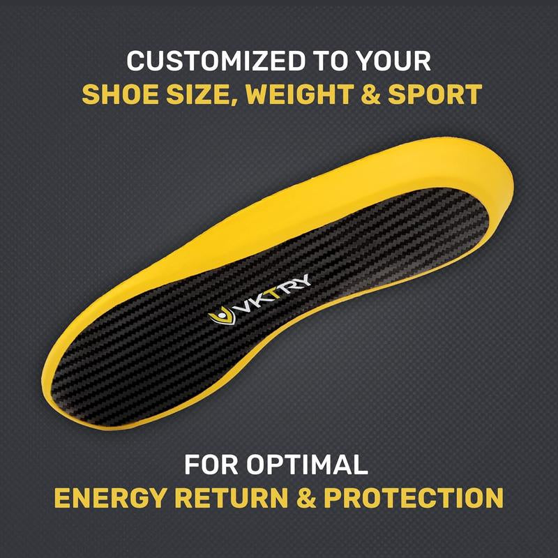 VKTRY Volleyball Gold Carbon Fiber Performance Insoles