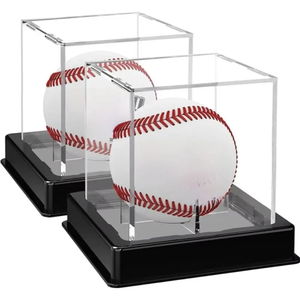Premium Acrylic Baseball Display Case - UV Protected & Dustproof Holder for Collectors