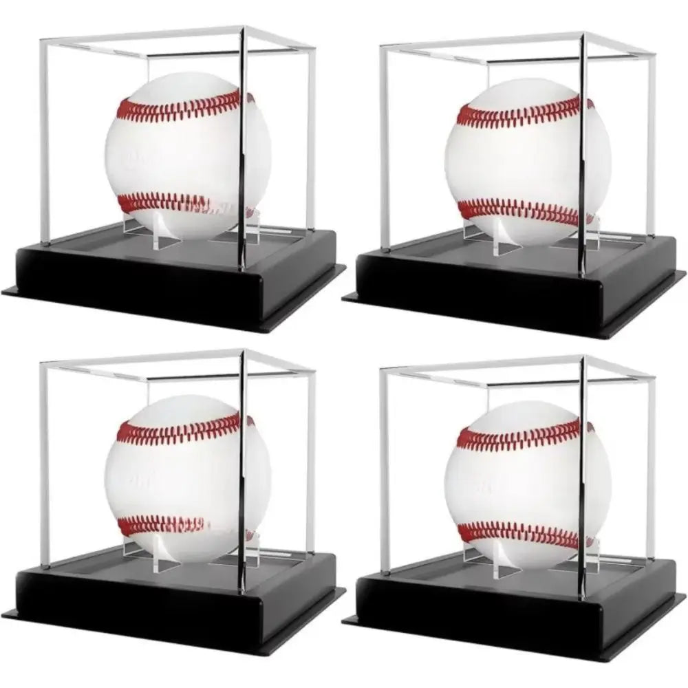 Premium Acrylic Baseball Display Case - UV Protected & Dustproof Holder for Collectors
