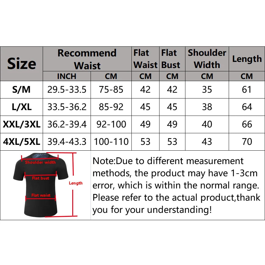 Elevate Your Workout with Our Men's Sauna Sweat Short Sleeve Heat Trapping Shirt - Ultimate Slimming Compression for Maximum Results